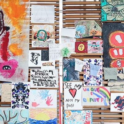 Wall Filled With Art