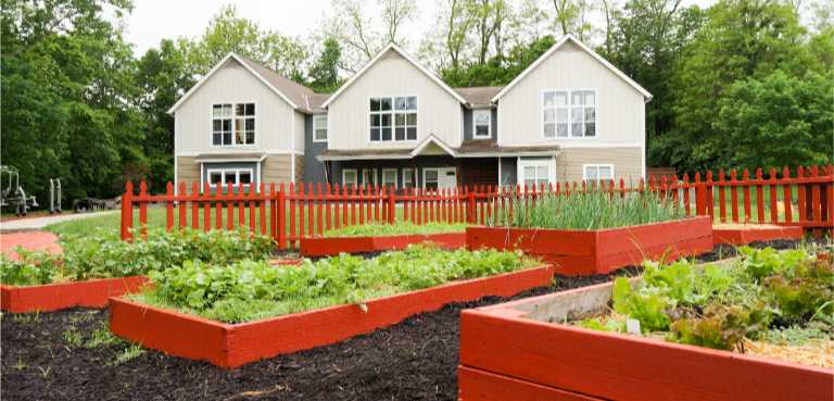 Garden In Front Of Synergy House Locations